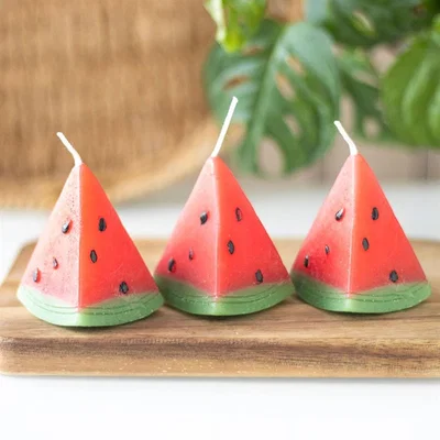 The Range Watermelon Delight Candle Trio - Red