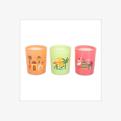 The Range Scents Around the World Scented Candle Trio Gift Box - Multi