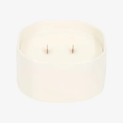 The Range Dimpled Crackle Wick Candle - Neutral