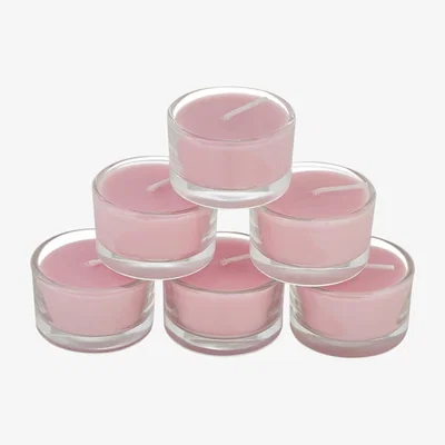 The Range 6Pcs Vegetable Wax Scented Candle Set - Pink