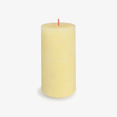 The Range Sunny Yellow Bolsius Rustic Shine Candle - Yellow