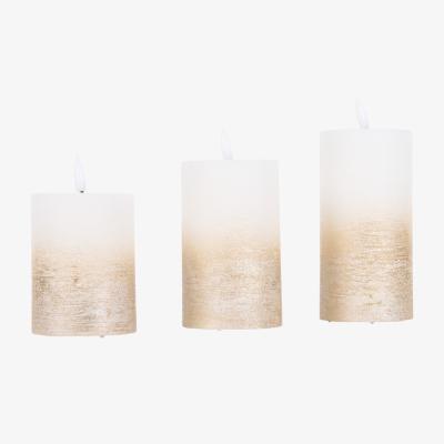 The Range Ombre LED Candle Set - Champagne