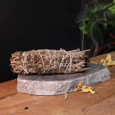 The Range Banjara Vetiver Patchouli Smudge Sticks, Earthy, Calming, Handcrafted - Brown