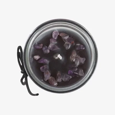 The Range Something Different Jasmine Witch Amethyst Tube Candle - Black/Transparent