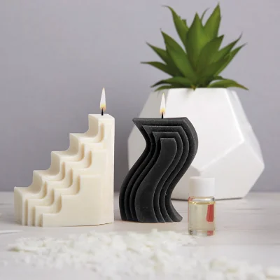 The Range House of Crafts Candle Making Art Deco Black and White - Multiple Colours