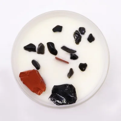 The Range Chakra Crystal Candles Root Chakra - Red