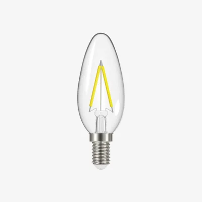 The Range Energizer® LED candle filament bulb SES (E14) 2700K 470 lm 4.8W dimmable - Warm White