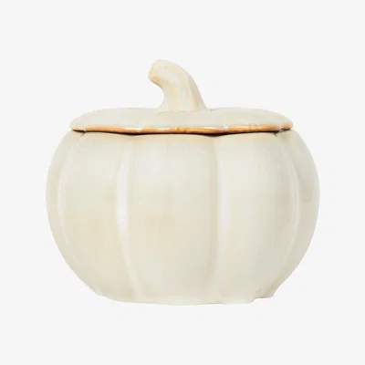 The Range Large Ceramic Pumpkin Candle