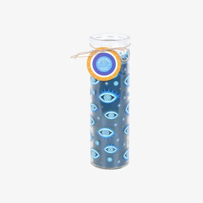 The Range Something Different White Rose All Seeing Eye Tube Candle - Blue