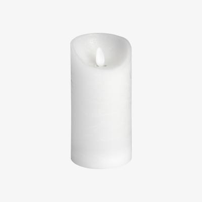 The Range Luxer Collection 3 x 6 White Flickering Flame LED Wax Candle - White