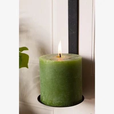 Rockett St George Olive Green Pillar Candle