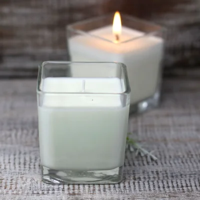 The Range White Label Soy Wax Jar Candle Bamboo - Green