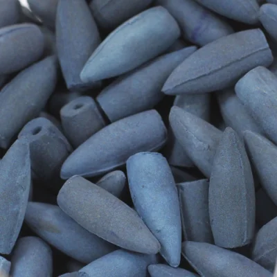 The Range Back Flow Incense Cones Tibetan Musk (approx 225 pcs) - Blue