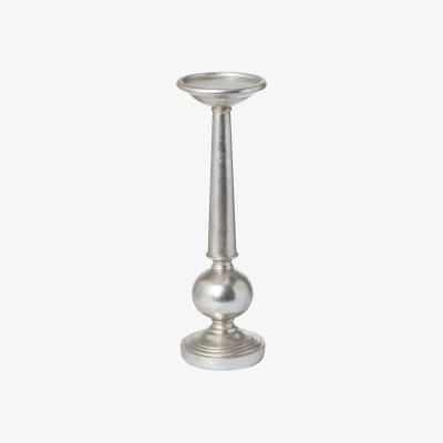 The Range Small Column Candle Stand Delicate Home Decor - Silver