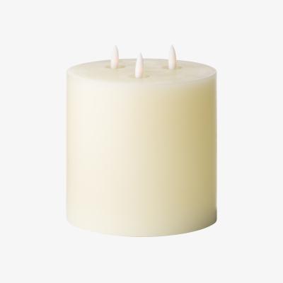 The Range Luxer Collection Natural Glow 6 x 6 LED Ivory Candle - Ivory