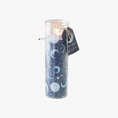 The Range Something Different Blue Moon Fig and Vanilla Tube Candle - Blue/Transparent