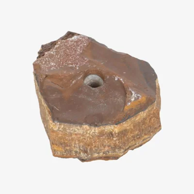 The Range Tiger Eye Crystal Incense Stick Holder for Boost Confidence, Vitality - Brown