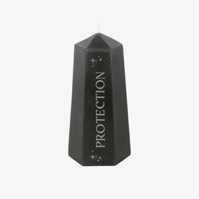 The Range Something Different Protection Crystal Candle - Black