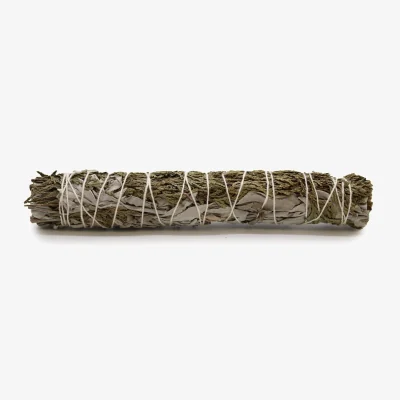 The Range White Sage Cedar Smudge Stick for Spiritual, Cleansing - White