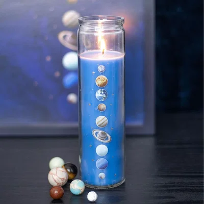 The Range Solar System Cedar Tube Jar Candle - 50hr