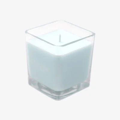The Range White Label Soy Wax Jar Candle Fig  Cassis - Blue