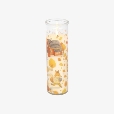 The Range Autumn Woodland Scented Tube Candle - White