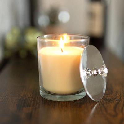 The Range Fresh Lemon Scented Candle Pot - Clear,Silver,Ivory