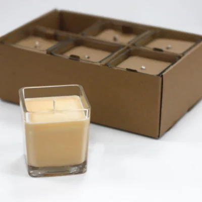 The Range White Label Soy Wax Jar Candle So Delicious - Yellow