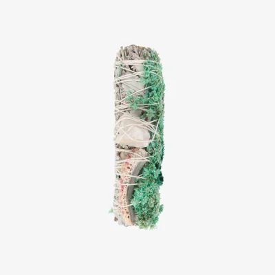 The Range Something Different White Sage Quartz Smudge Stick Wand - White/Green