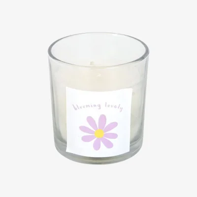 The Range Something Different Blooming Lovely Wildflower Daisy Scented Candle - White/Yellow/Purple