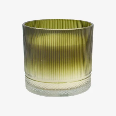 The Range Jade Waterfall Large Ribbed Candle