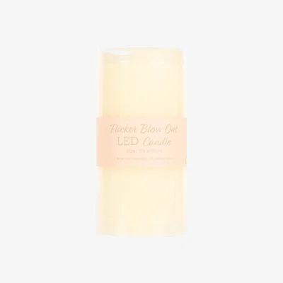 The Range Flicker Blow Out LED Candle  - Neutral / 15cm