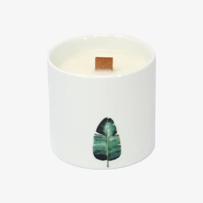 The Range Large Botanical Candles Victorian Peony - White