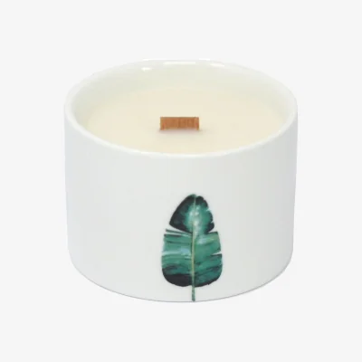 The Range Medium Botanical Candles Lemon Honeysuckle - White