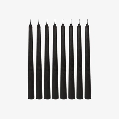 The Range Something Different Vampire Blood Tapered Candles (Pack of 8) - Red/Black