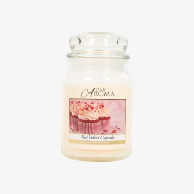 The Range Red Velvet Cupcake Large Mason Jar Candle