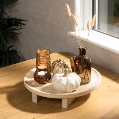 The Range Neutral Pumpkin Candle Tray