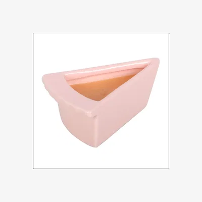 The Range Home Baked Pumpkin Pie Ceramic Candle with Pie Dish - Baby Pink