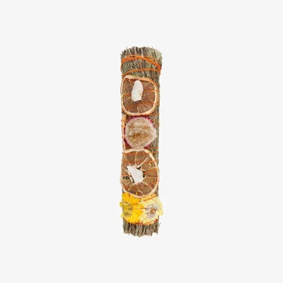 The Range Something Different Ritual Palo Santo Quartz Smudge Stick Wand - Brown/Orange