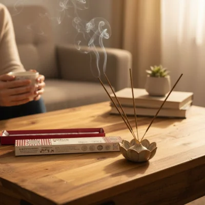 The Range Indus Treasures Indic Spice Incense Sticks, Handcrafted in India - Brown