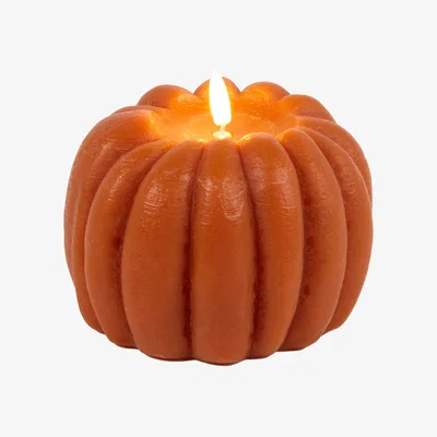 The Range Large Pumpkin LED Candle