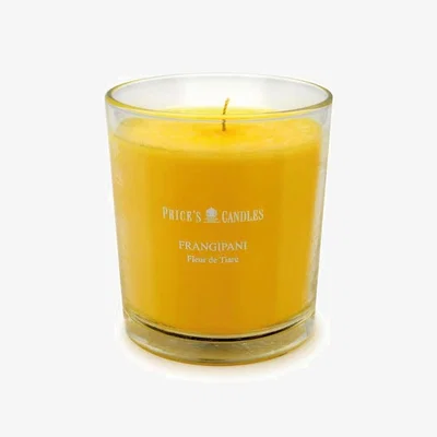 The Range Price's Frangipani Scented Jar Candle - Yellow