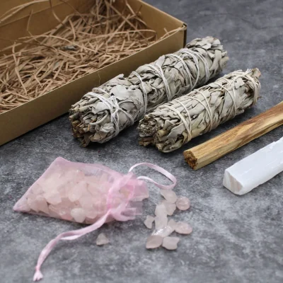 The Range Energy Cleansing  Smudging Kit Meditation Holy Wood Smudge Stick - Multicolor