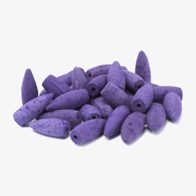 The Range Back Flow Incense Cones Opium (approx 225 pcs) - Purple