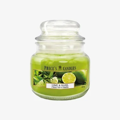 The Range Lime and Basil Scented Jar Candle - Small / 0.5kg