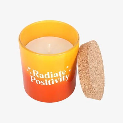 The Range Radiate Positivity Lemon  Bergamot Candle - Multicolor