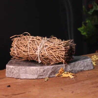 The Range Vetiver Banjara Smudge Stick for Relaxation - Grey