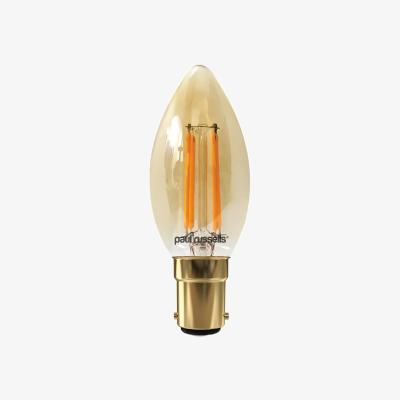 The Range 4.5W LED Filament, Candle, B15, 423lm, Dim, 2200K Bulb - Warm White