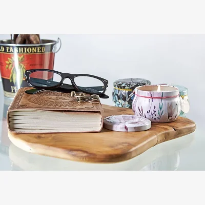 The Range Art Tin Candle Assorted Design Sea life Rasberry - Purple