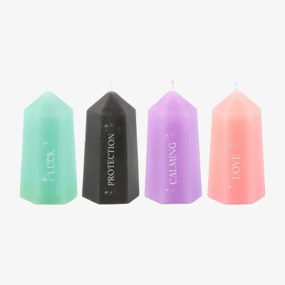 The Range Something Different Crystal Candles (Pack of 16) - Multicoloured